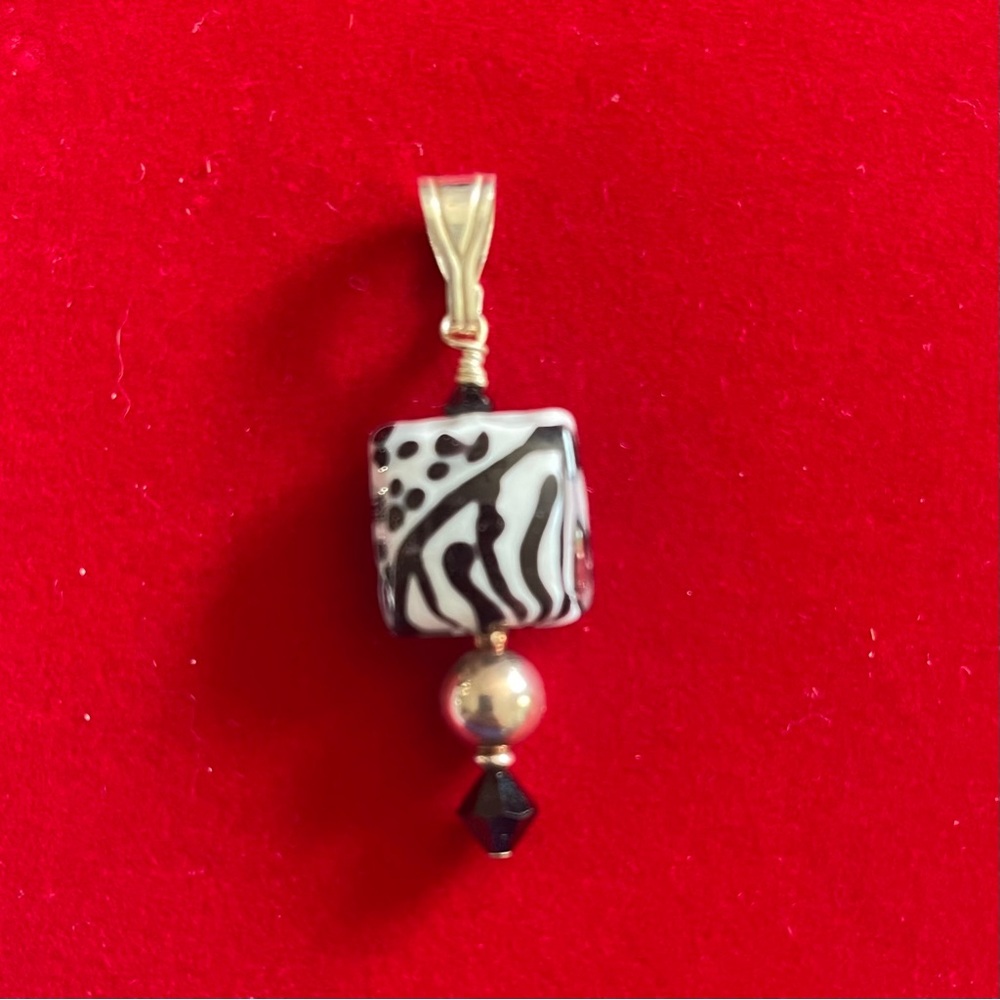 Handmade Lampwork Bead Pendant